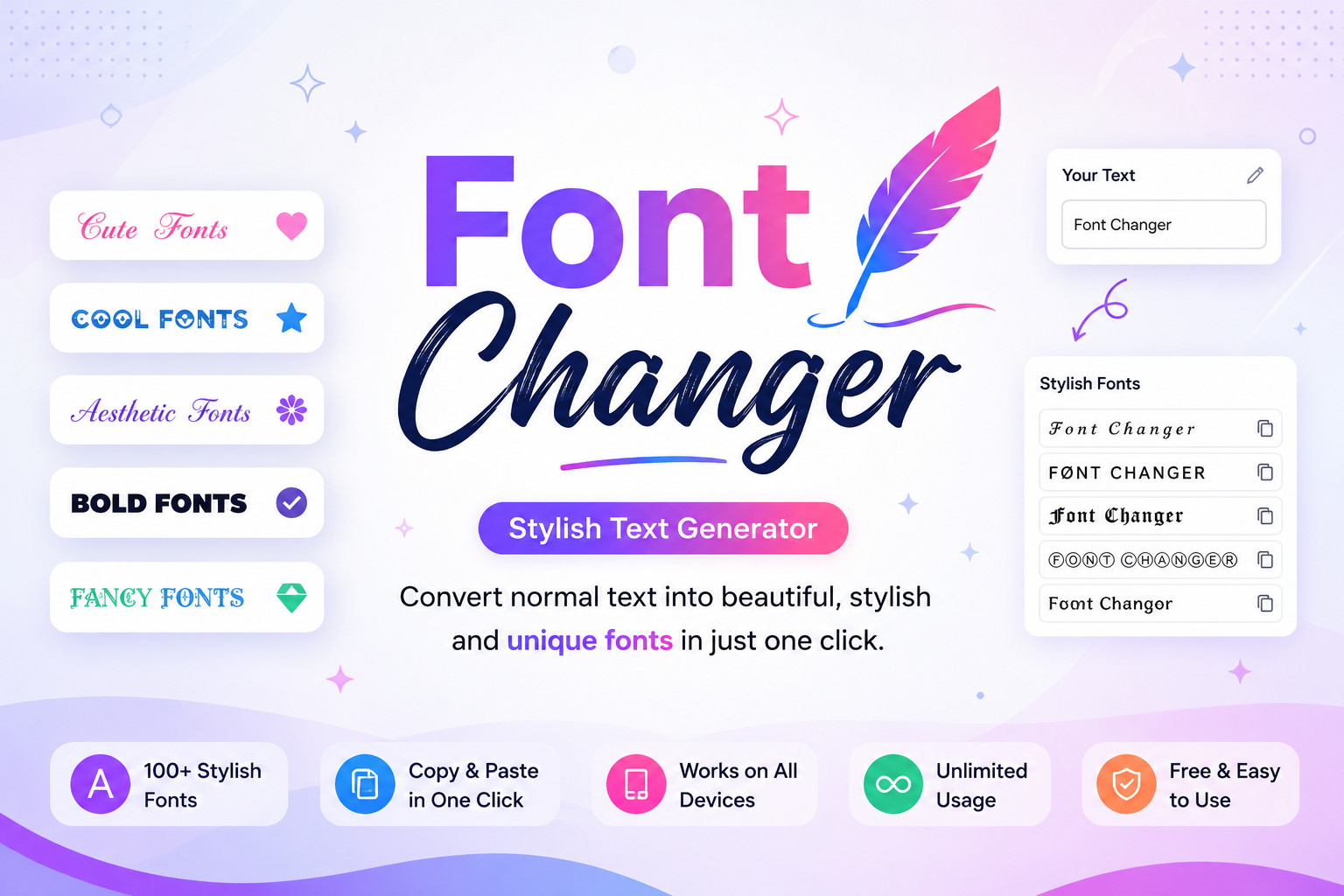 Font Changer preview